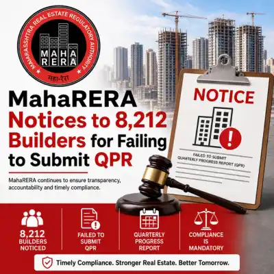 MahaRERA Notices to 8,212 Builders for Failing to Submit QPR
